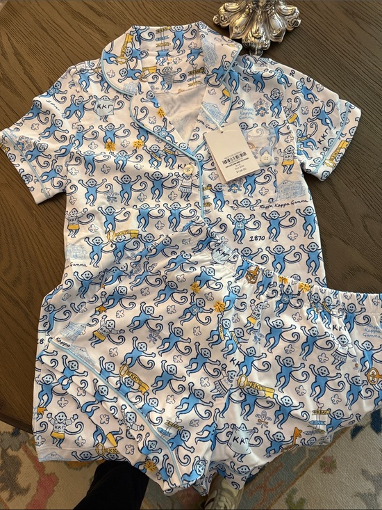 Roller Rabbit Other - Kappa Kids Blue Monkey Print Short Pajama Set